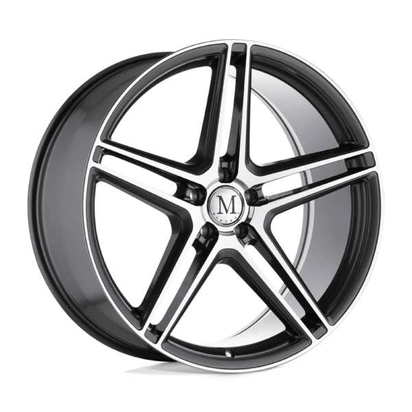 Mandrus BREMEN 17X8 42 GLOSS GUNMETAL W/ MIRROR CUT FACE 1780BMN425112G66