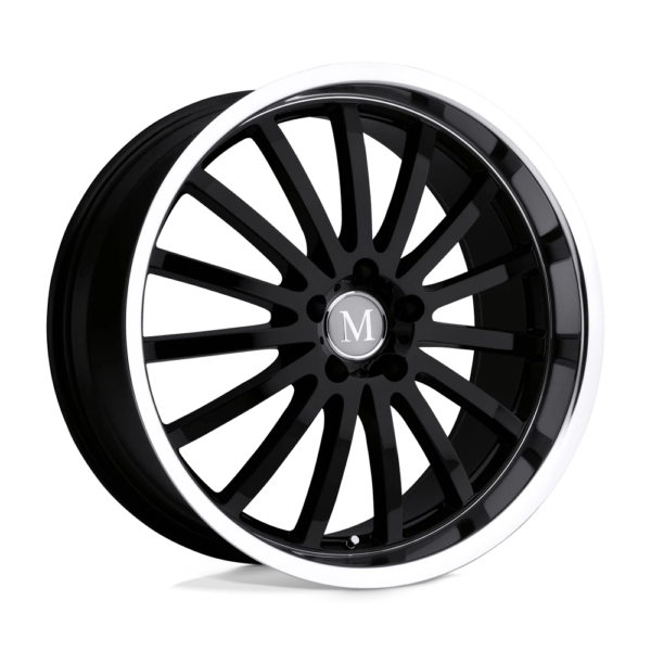 Mandrus MILLENIUM 18X8.5 43 GLOSS BLACK W/ MIRROR CUT LIP 1885MAM435112B66