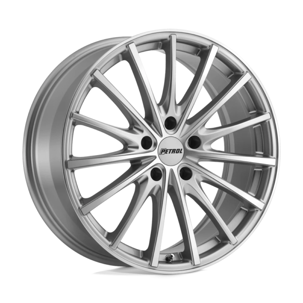 Petrol P3A 17X8 40 SILVER W/ MACHINED CUT FACE 1780P3A405108S72