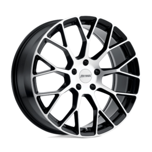 Petrol P2B 17X8 40 GLOSS BLACK W/ MACHINED FACE 1780P2B405108F72