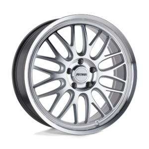 Petrol P4C 17X8 40 SILVER W/ MACHINED FACE & LIP 1780P4C405108S72