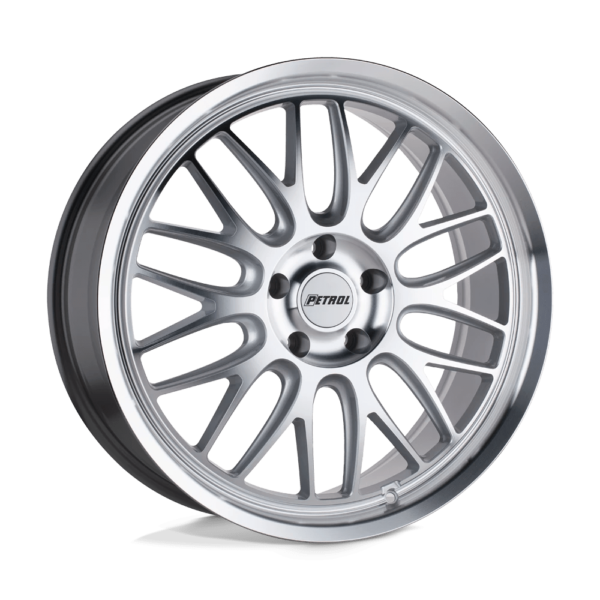 Petrol P4C 18X8 40 SILVER W/ MACHINED FACE & LIP 1880P4C405110S72