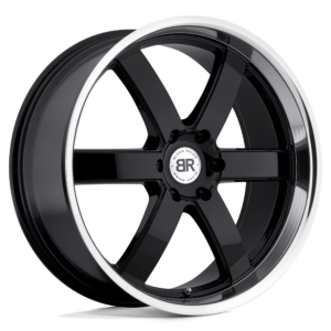Black Rhino PONDORA 20X8.5 30 GLOSS BLACK W/ MACHINE RING 2085PND306140B12
