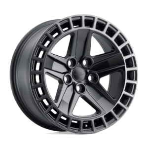 RedBourne ALSTON 20X8.5 25 MATTE BLACK W/ MACHINED DARK TINT LIP 2085ASN255120B72