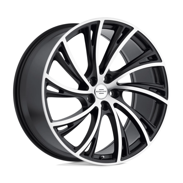 RedBourne NOBLE 22X10 37 MATTE BLACK W/ MATTE MACHINED FACE 2210RDB375120F72R