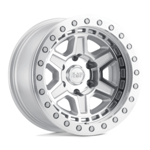 Black Rhino RENO 17X8.5 0 SILVER W/ MIRROR FACE & SILVER BOLTS 1785REN006135S87