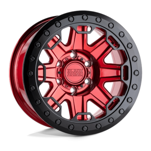 Black Rhino RIFT BEADLOCK 17X8.5 -38 CANDY RED W/ BLACK RING 1785RFT-85114R71