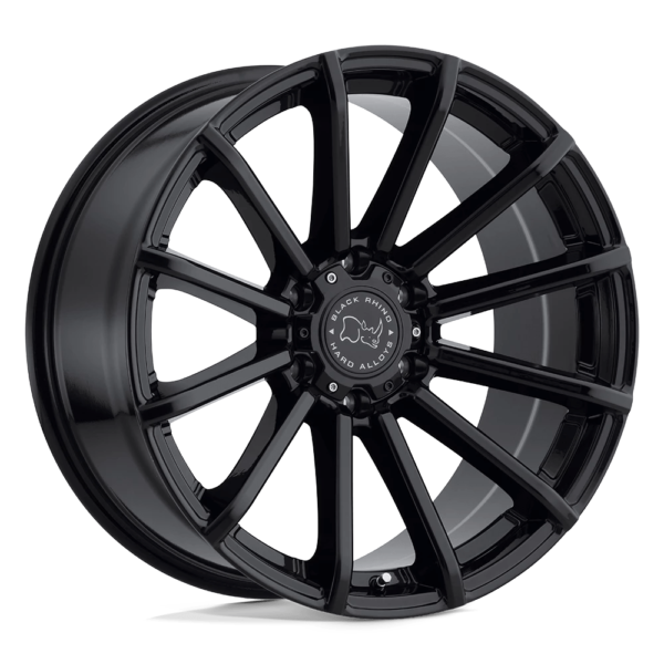Black Rhino ROTORUA 20X9.5 12 GLOSS BLACK 2095RTU126135B87