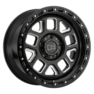 Black Rhino ALPINE 20X9.5 12 GLOSS BLACK W/ MILLED SPOKES 2095ALP126135M87