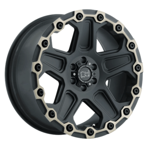Black Rhino COG 17X9.5 -18 MATTE BLACK W/ MACHINED FACE & DARK MATTE TINT 1795COG-85127F71