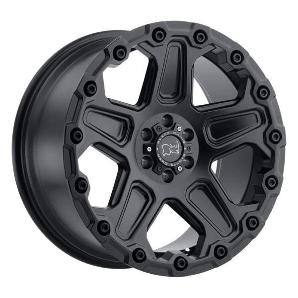Black Rhino COG 20X9.5 12 MATTE BLACK 2095COG126135M87