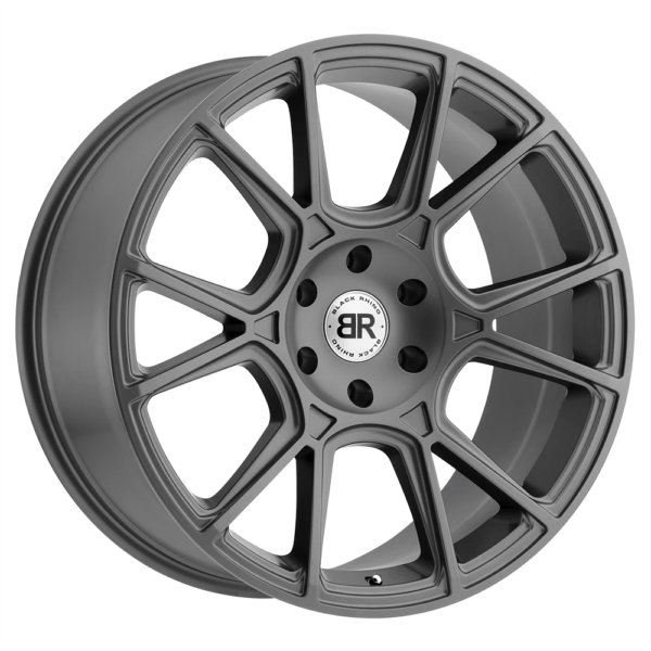 Black Rhino MALA 20X9.5 25 MATTE GUNMETAL 2095MLA255150G10