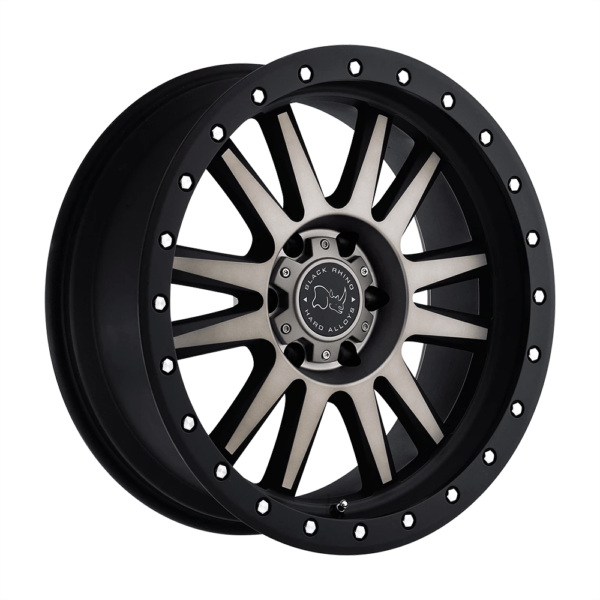 Black Rhino TANAY 17X9 -12 MATTE BLACK W/ MACHINED FACE & DARK MATTE TINT 1790TNY-26140M12