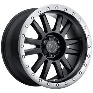 Black Rhino TANAY 20X9 12 MATTE BLACK W/ MATTE GRAPHITE LIP 2090TNY128165G22