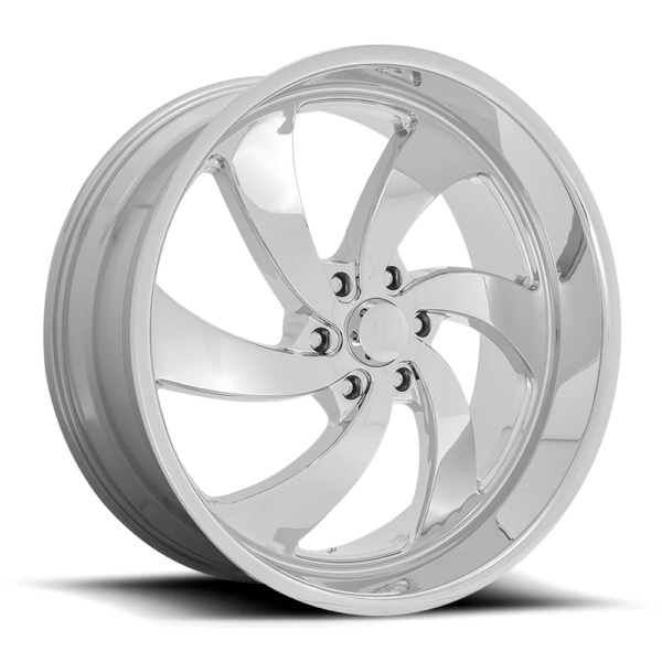 US Mag 1PC U132 DESPERADO 24X9 25 CHROME U132249077+25L