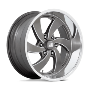US Mag 1PC U133 DESPERADO 20X9.5 1 ANTHRACITE MILLED DIAMOND CUT MILLED U1332095D8+01L