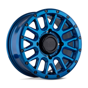 Black Rhino Powersports LA PAZ UTV 15X7 51 BLUE WITH BLACK BOLTS 1570LPZ514110U80
